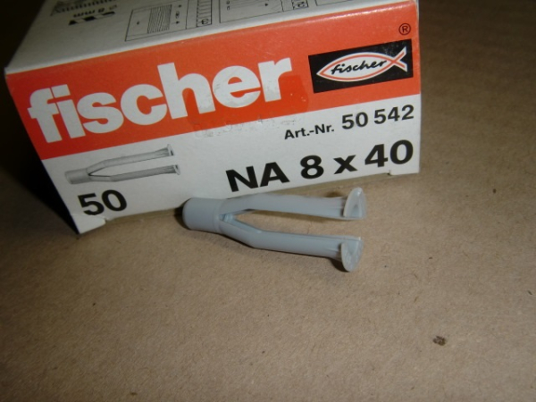 NA 8x40 Hohlraumdübel 8mm x 40mm (50 Stück)